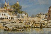 Edwin Lord Weeks Temples and Bathing Ghat at Benares France oil painting artist